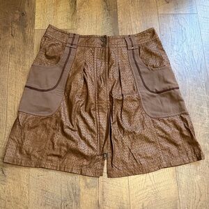 Tracy Reese Tan Women's Cargo skirt